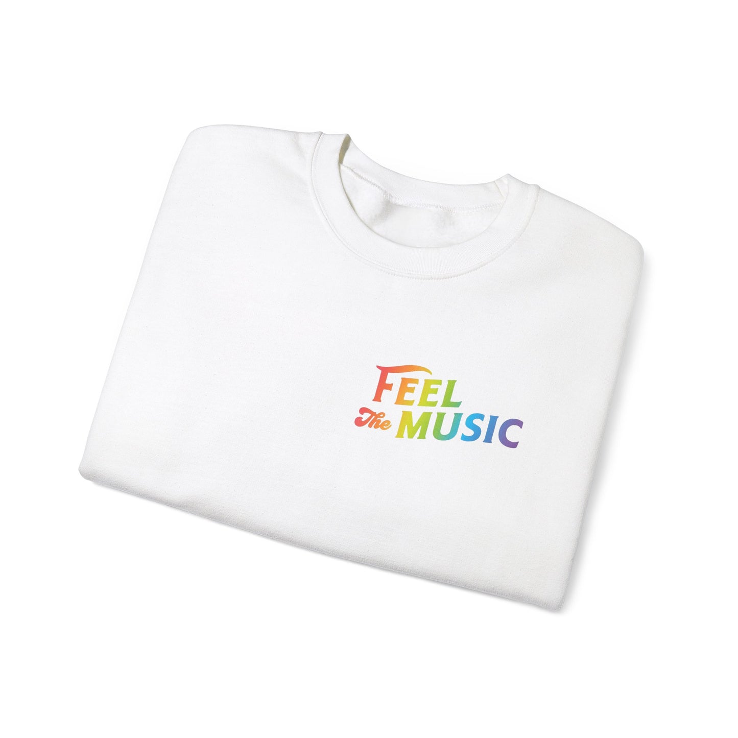 "Feel The Music" Crewneck Sweatshirt - Perfect for Music Lovers