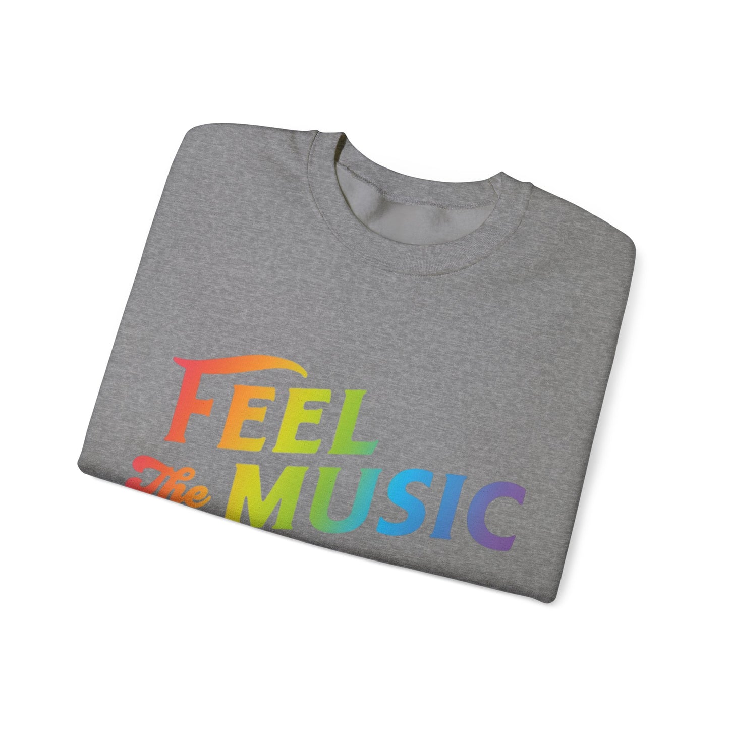 Feel the Music Unisex Crewneck Sweatshirt