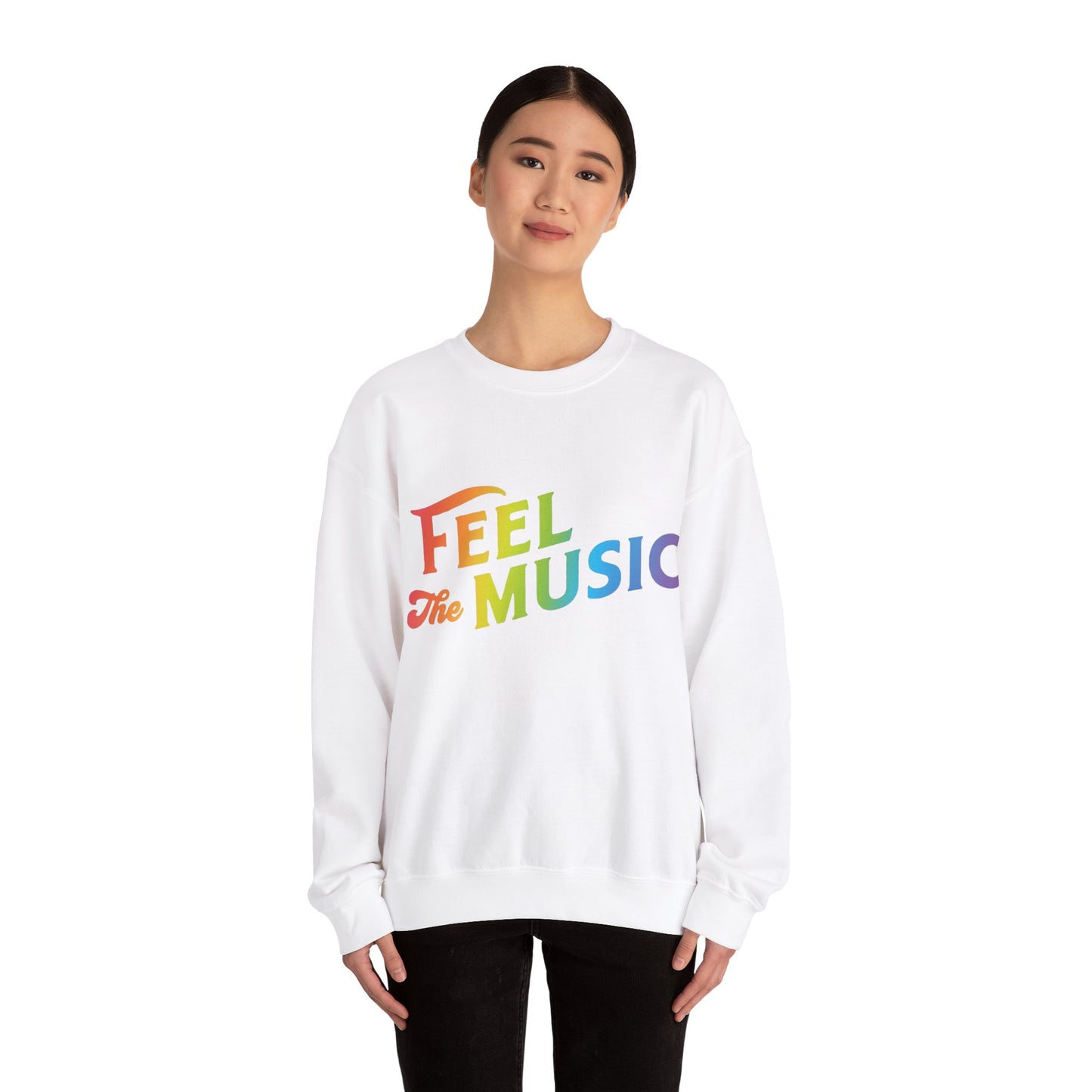 Feel the Music Unisex Crewneck Sweatshirt