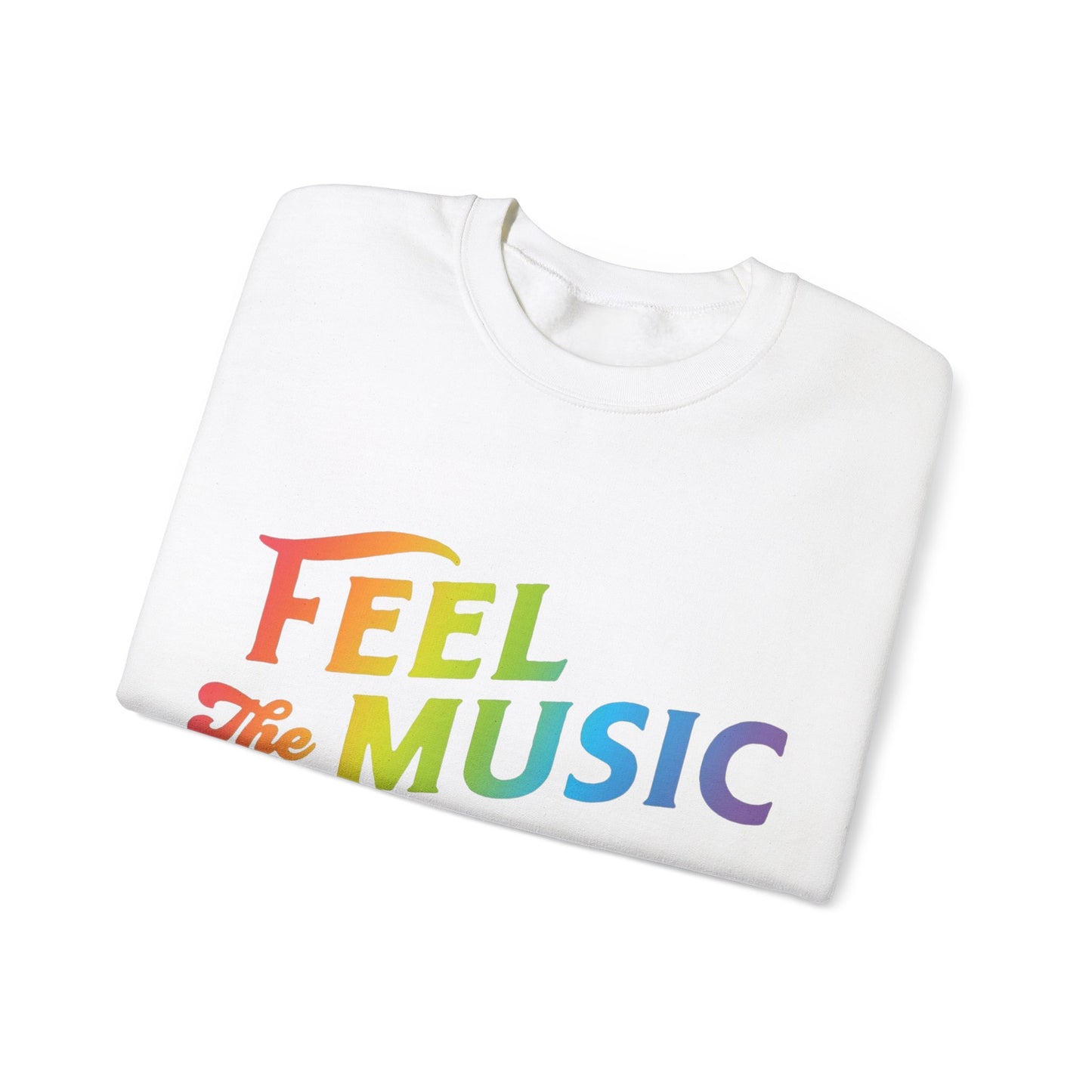 Feel the Music Unisex Crewneck Sweatshirt