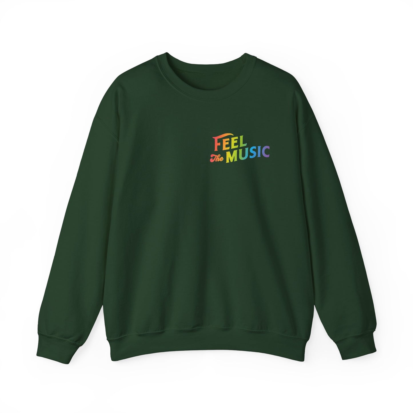 "Feel The Music" Crewneck Sweatshirt - Perfect for Music Lovers