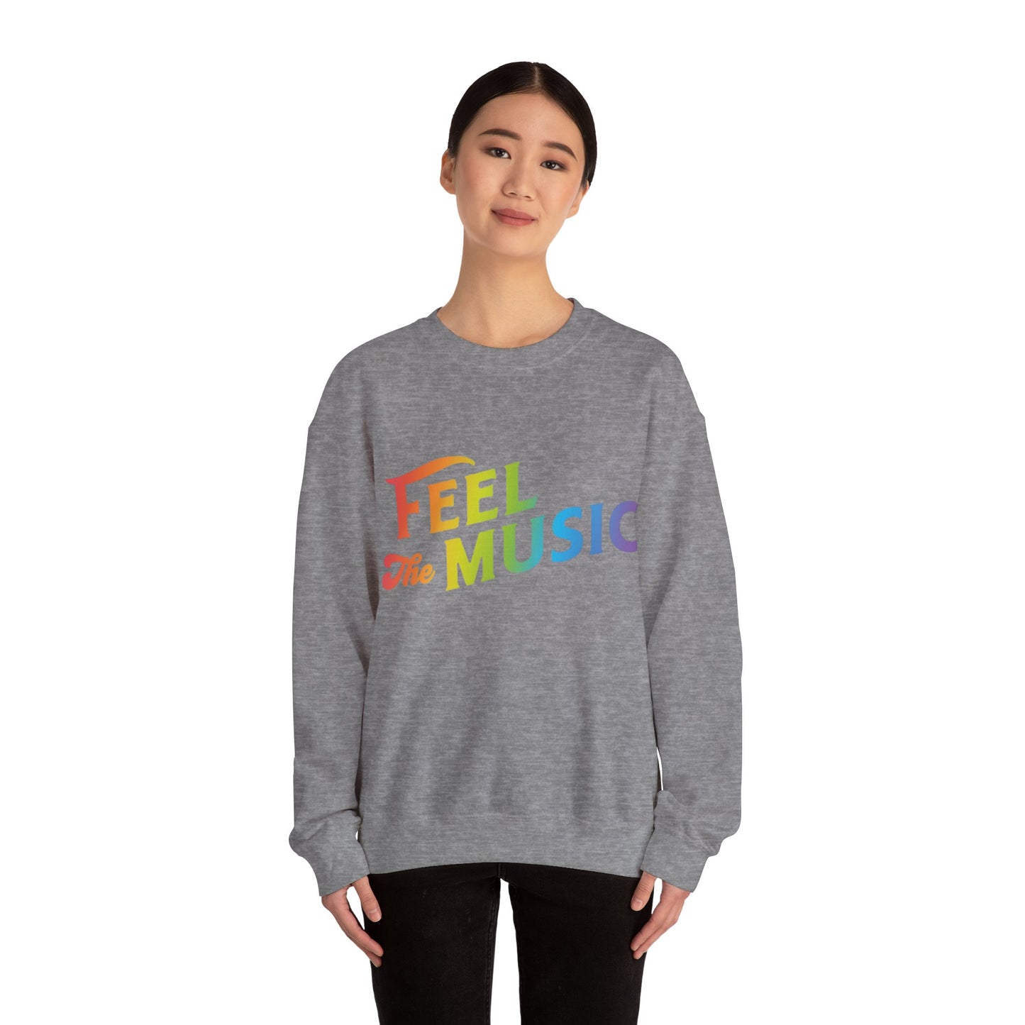 Feel the Music Unisex Crewneck Sweatshirt