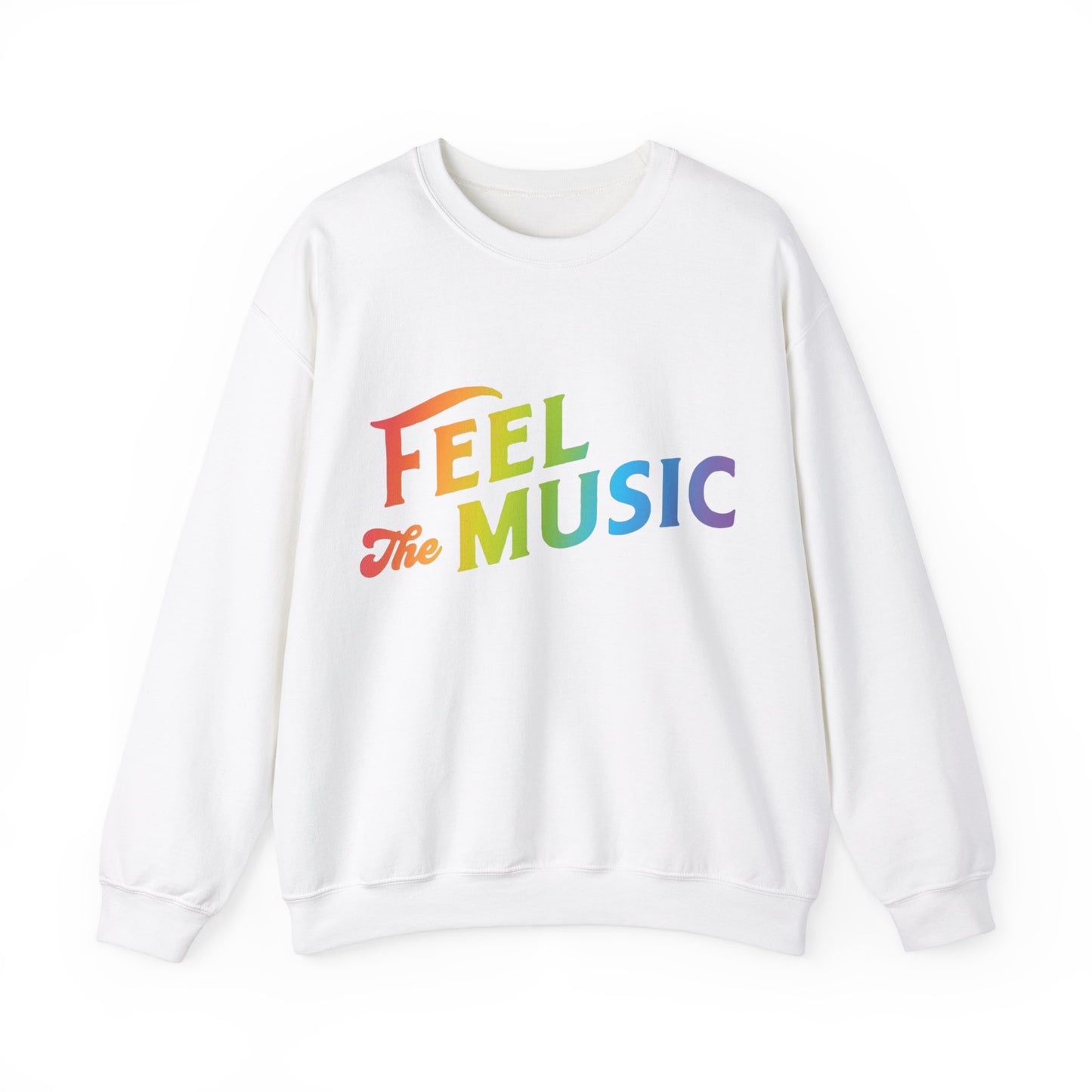 Feel the Music Unisex Crewneck Sweatshirt