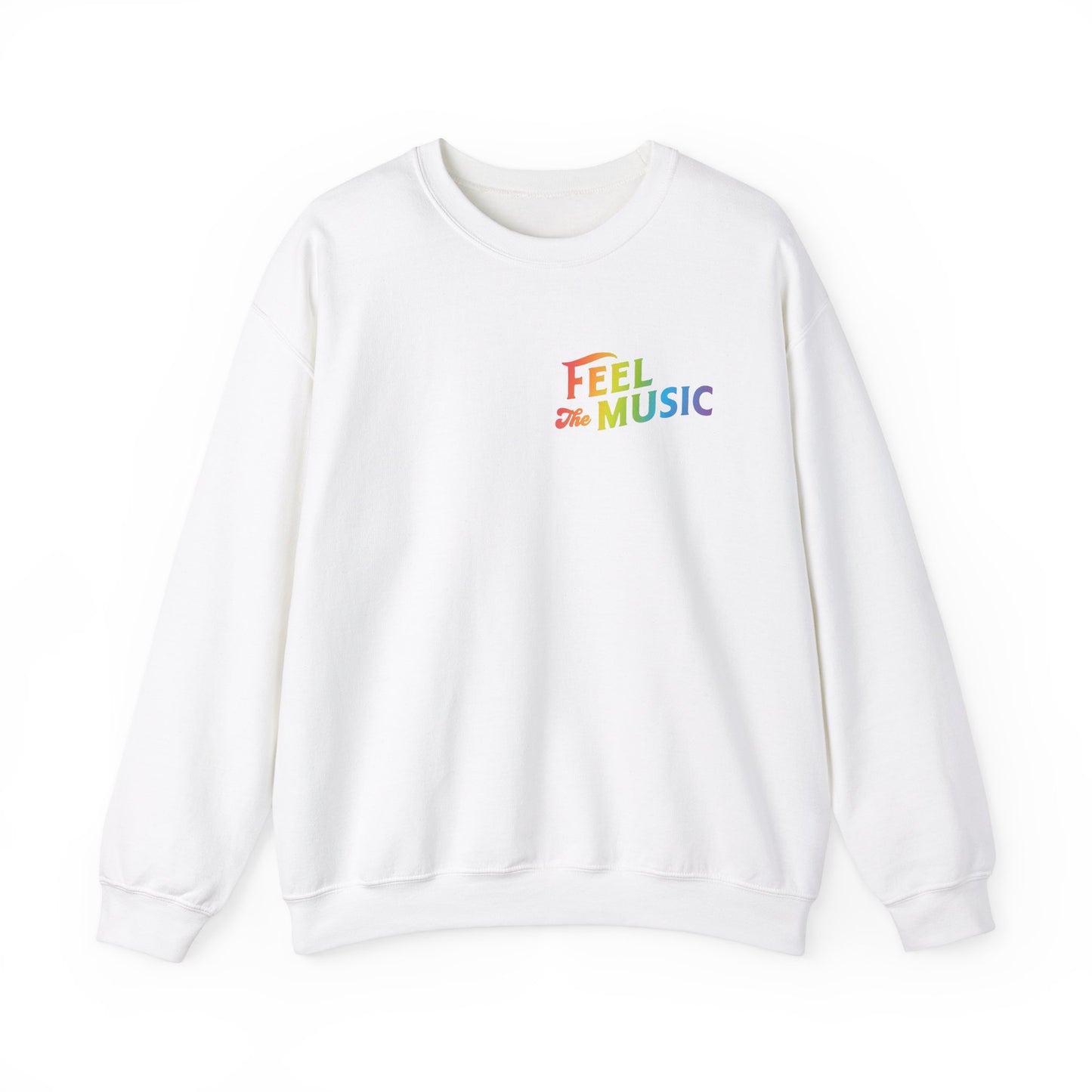 "Feel The Music" Crewneck Sweatshirt - Perfect for Music Lovers