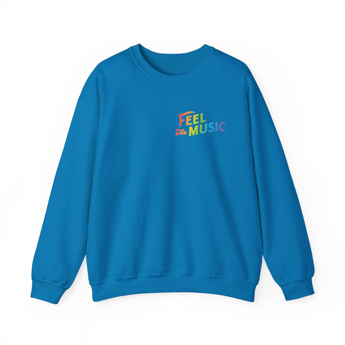 "Feel The Music" Crewneck Sweatshirt - Perfect for Music Lovers