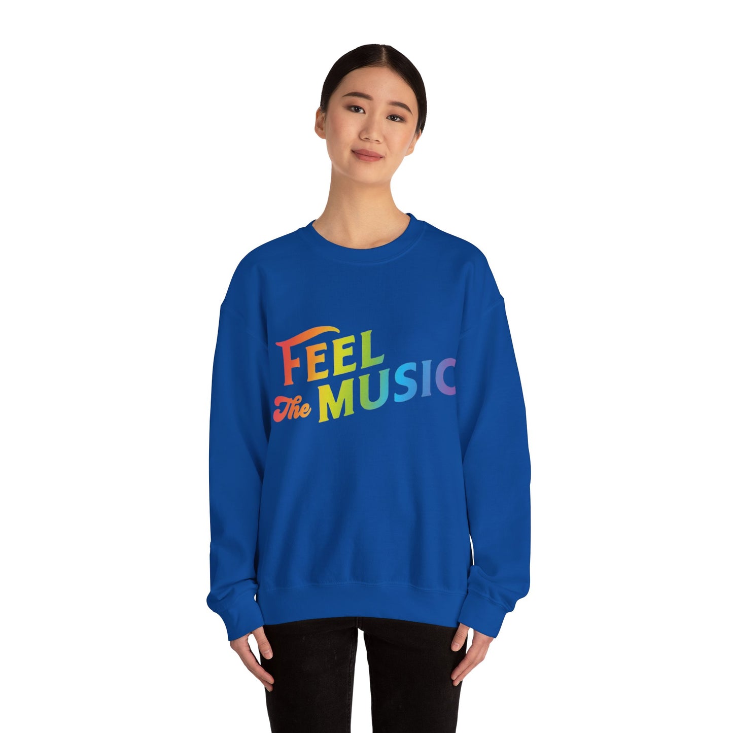 Feel the Music Unisex Crewneck Sweatshirt