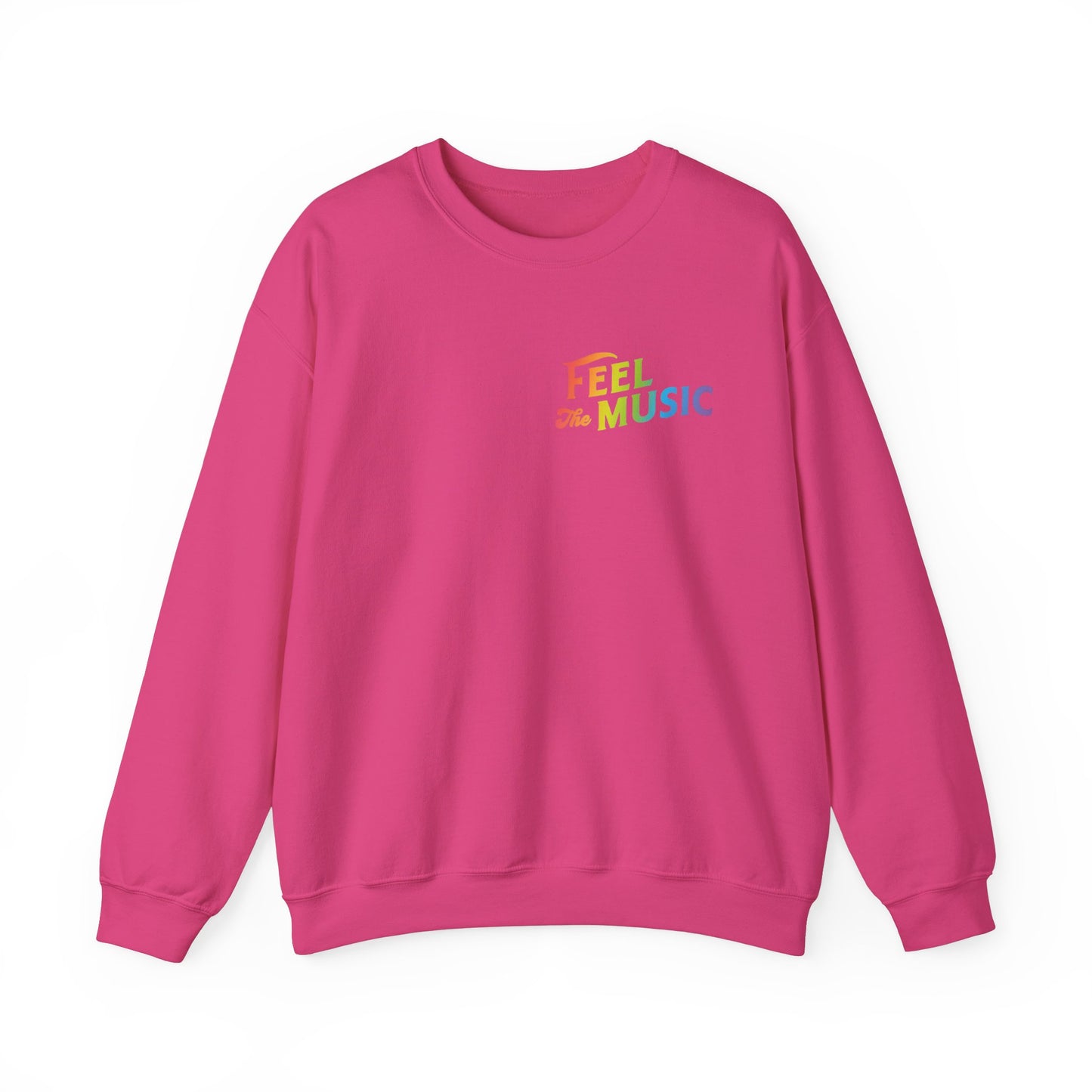 "Feel The Music" Crewneck Sweatshirt - Perfect for Music Lovers