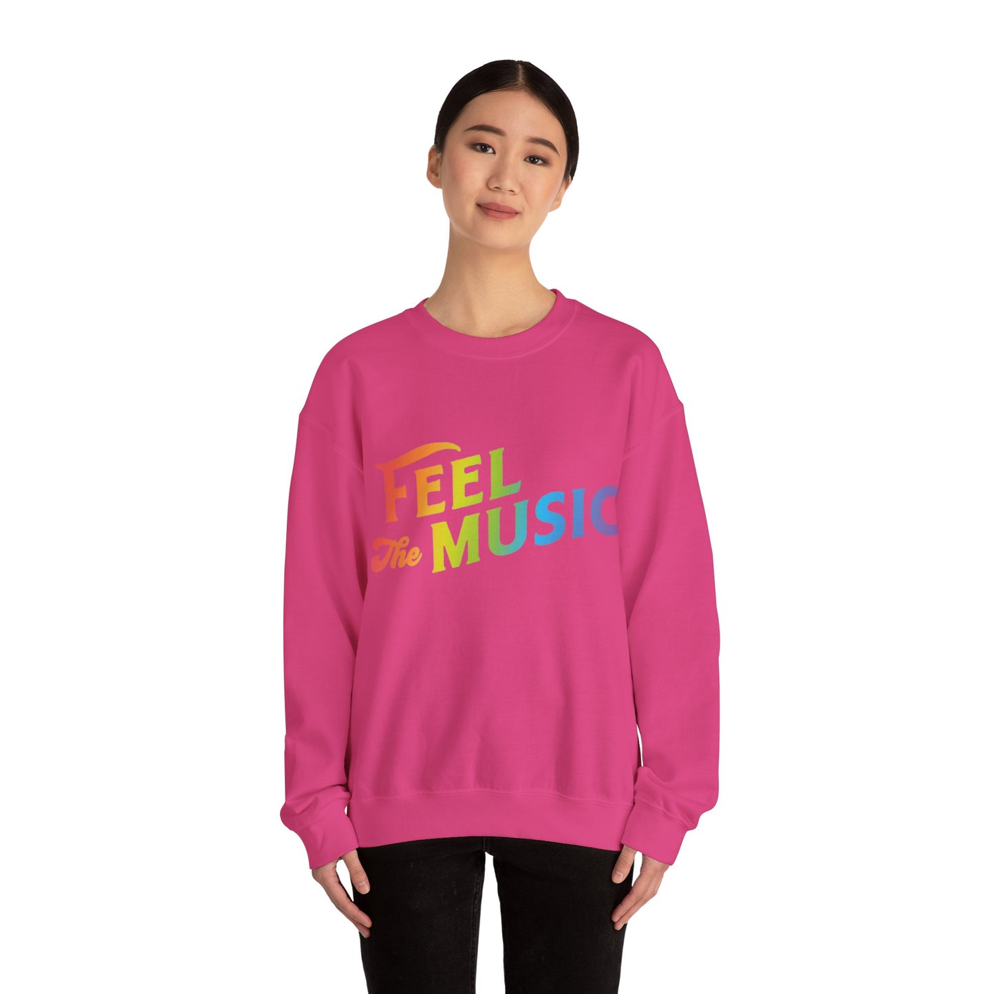 Feel the Music Unisex Crewneck Sweatshirt