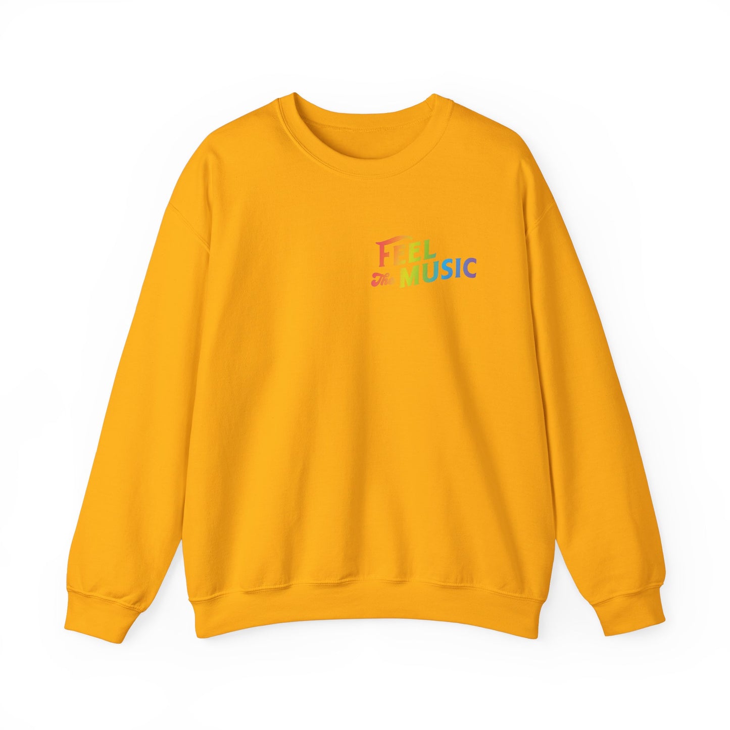 "Feel The Music" Crewneck Sweatshirt - Perfect for Music Lovers