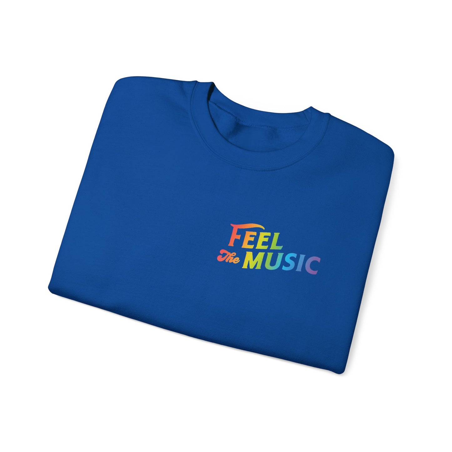 "Feel The Music" Crewneck Sweatshirt - Perfect for Music Lovers