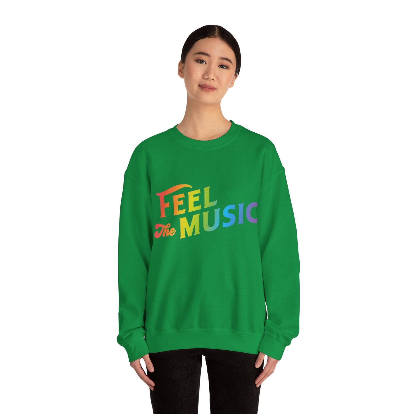 Feel the Music Unisex Crewneck Sweatshirt