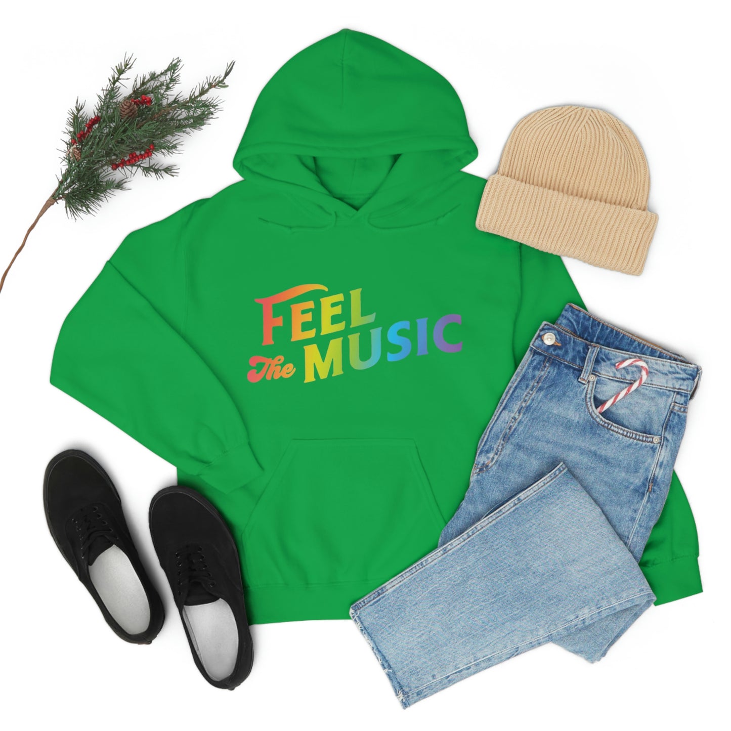 Feel the Music Unisex Heavy Blend™ Hooded Sweatshirt